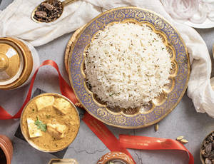 Handi Paneer + Jeera Rice