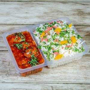Rice + Manchurian Combo