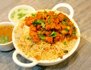 Chicken Ghee Roast Biryani