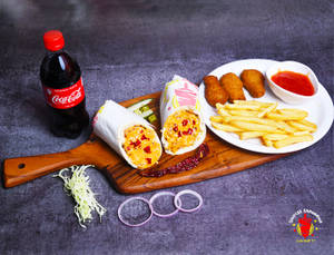 Spicy Shawarma + French Fries + Cold Drink