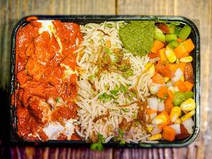 Butter Chicken On Rice