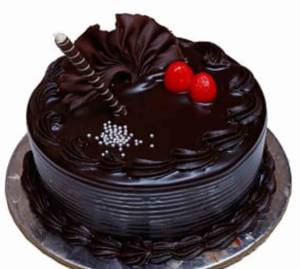 Brownie Dark Chocolate Cake