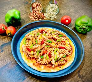 Monkey Mushroom Corn Pizza