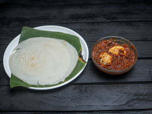 Appam (3 Pieces) + Pothu Roast