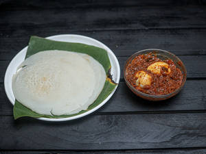 Appam (3 Pieces) + Pothu Roast