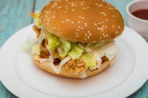 Premium Fried Chicken Burger