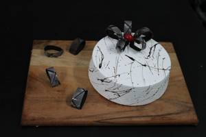 Eggless Choco Vanilla Cake