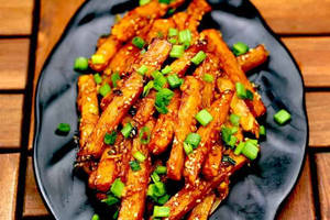 Honey Glazed Chilli Potato.