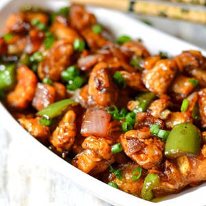 Chilli Mushroom Dry