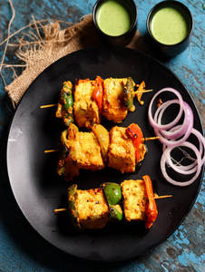 Paneer Tikka Shashlik [ 6 Pieces ]