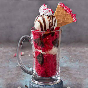 Red Velvet Choco Sin  Sundae