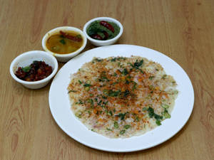 Onion Podi Uttapam 