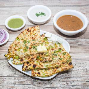 Matar Paneer Paratha
