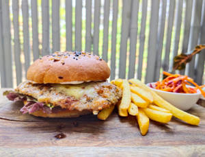 Chicken Schnitzel Burger