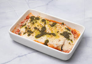 Spinach & Mushrrom Cannelloni, Bubbling Mascarpone, Parmesan