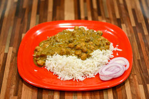 Punjabi Chole With Rice