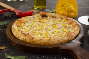 Corn And Cheese Pizza