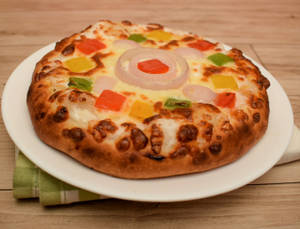 7" Double Cheese Mix Veg Pizza
