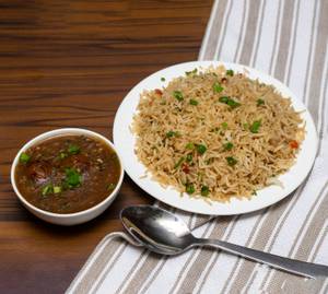 Manchurian with Fried Rice
