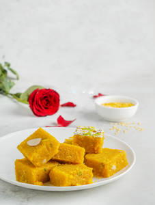 Moong Dal Barfi 