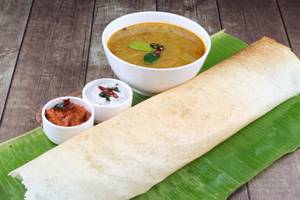 Cheese Palak Masala Dosa
