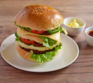 Triple Decker Burger