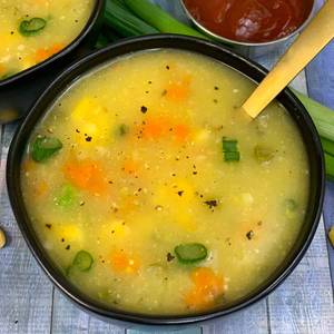Veg sweet corn soup
