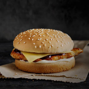Crispy Chicken Cheese Burger