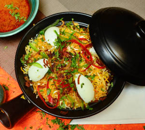 Mutton Handi Biryani 