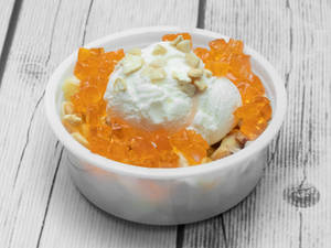Jelly with Fruit Salad
