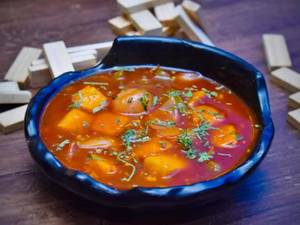 Chilly Paneer Gravy.
