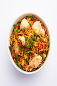 Chicken Shangai Rice & Chicken Pepper Sauce