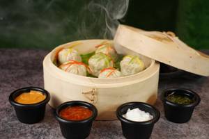 Veg Steam Momo [8 Pcs]