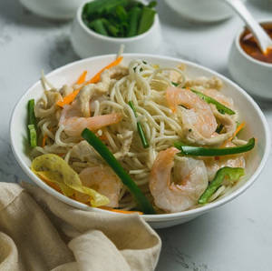 Wok Tossed Hakka Noodles Non-veg