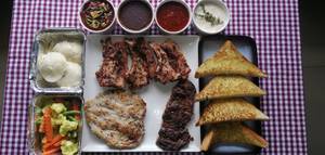 Mix Meat Pepper Roast Sauce