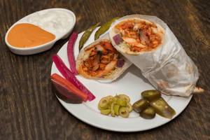 Hummus Chicken Shawarma