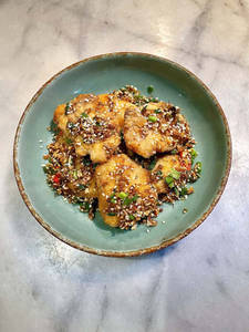 Crispy Sesame Garlic Fish