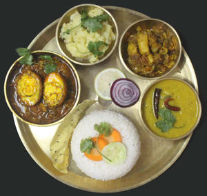 Egg thali