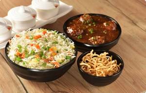 Veg Manchurian Fried Rice