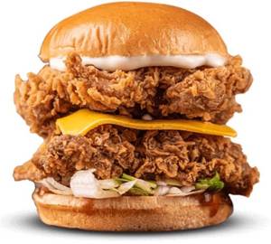 Chicken Double Down Burger