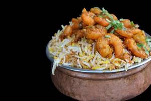 Hyderabadi Prawn Dum Ka Biryani