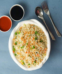 Egg Burnt Garlic Fried Rice