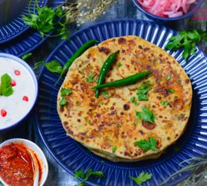 Aloo onion paratha                                      