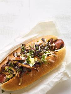 Mushroom Hot Dog