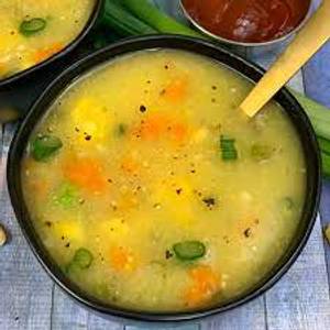 Veg sweet corn soup