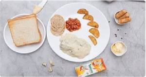 Chicken Steak English Breakfast                                     