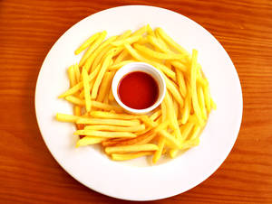 French fries                                                                                                               