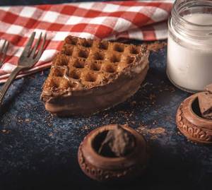 Belgian Chocolate Dark Waffle
