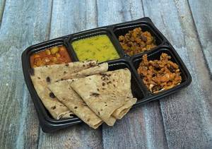 3 Pulka+veg Curry,veg Frys