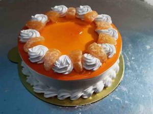 Chocolate vanilla heart shape cake 